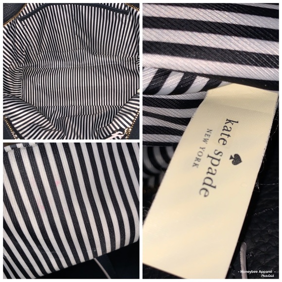 SOLD Kate Spade Rainn Scalloped Leather Tote - Picture 4 of 6